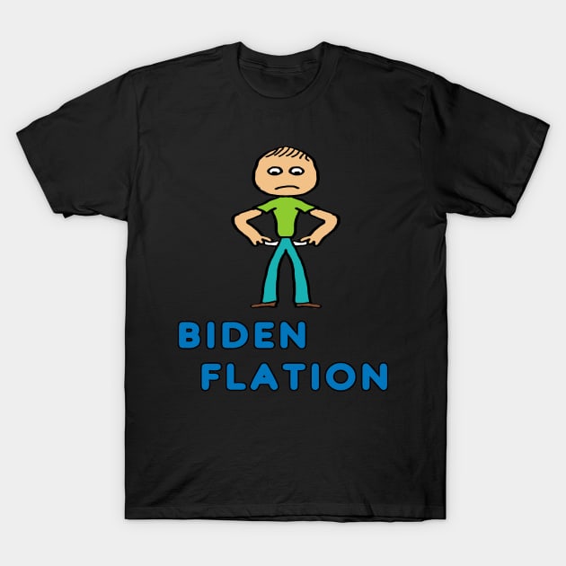 Bidenflation T-Shirt by Mark Ewbie